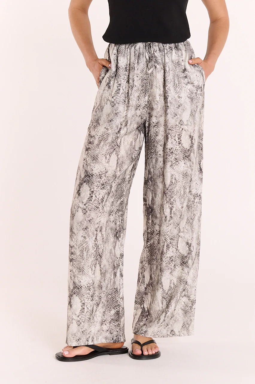 Elisha Pant - Black Snakeskin - Image 2