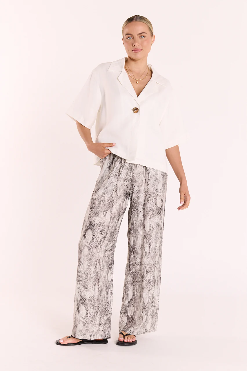 Elisha Pant - Black Snakeskin - Image 3