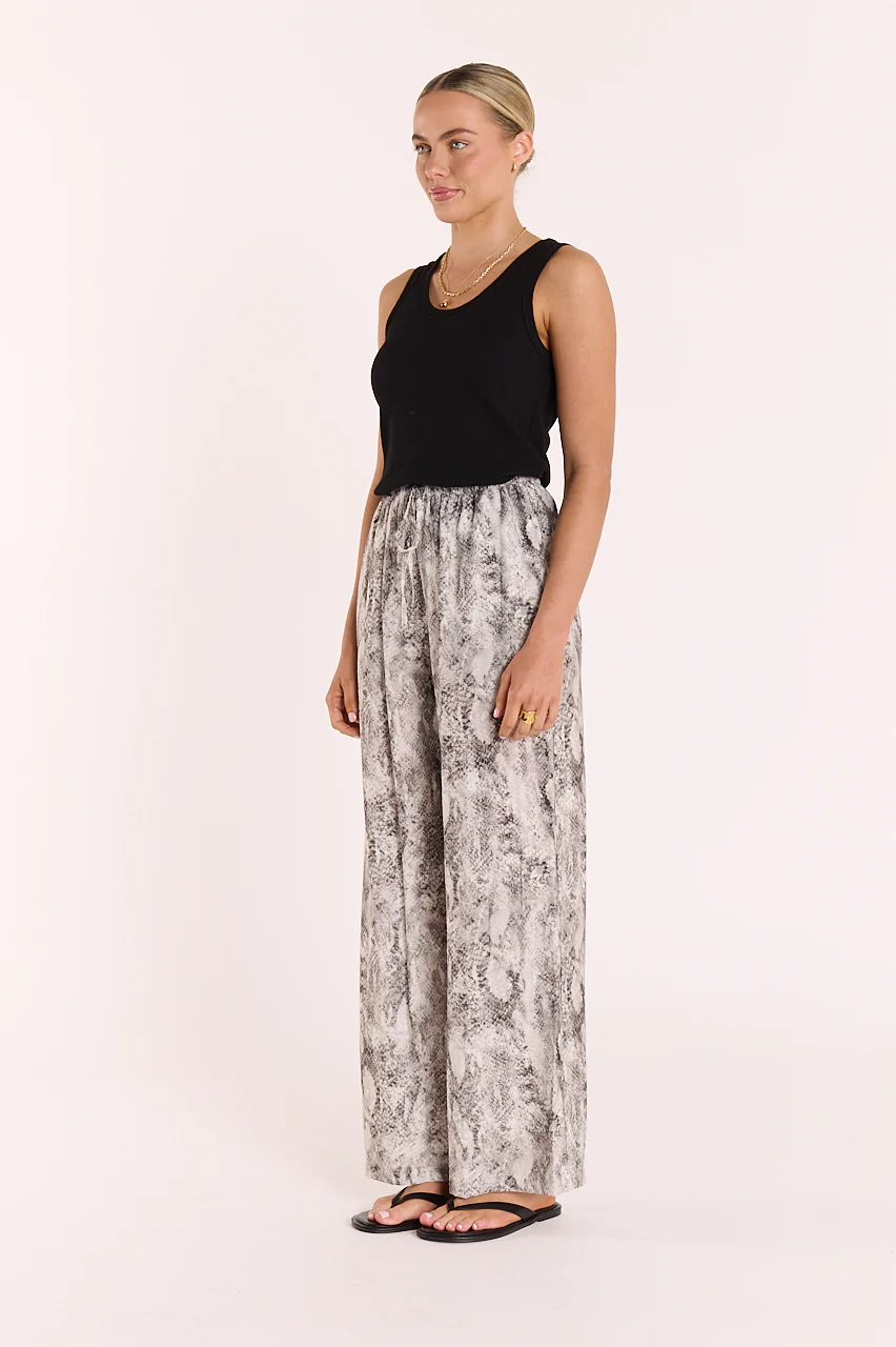Elisha Pant - Black Snakeskin - Image 4