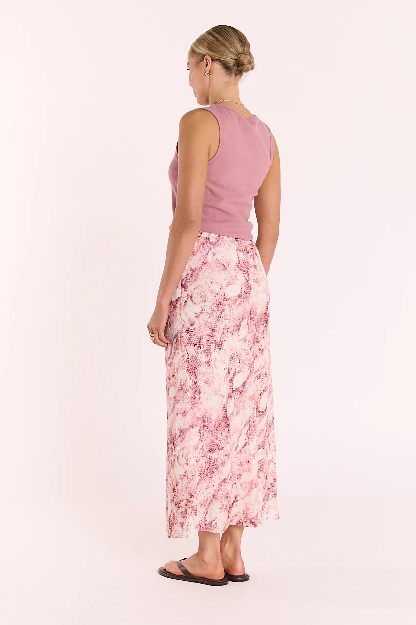 Elisha Skirt - Pink Snakeskin - Image 6