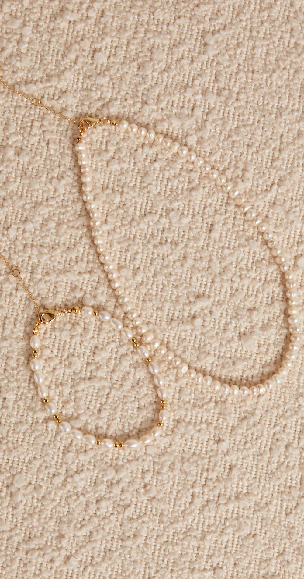 Eliza Bracelet - Pearl and Gold - Image 2