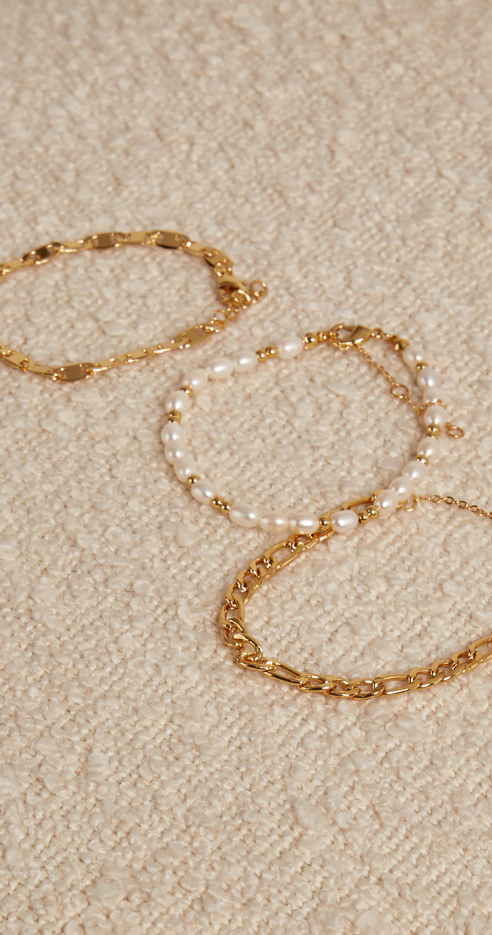 Eliza Bracelet - Pearl and Gold - Image 7