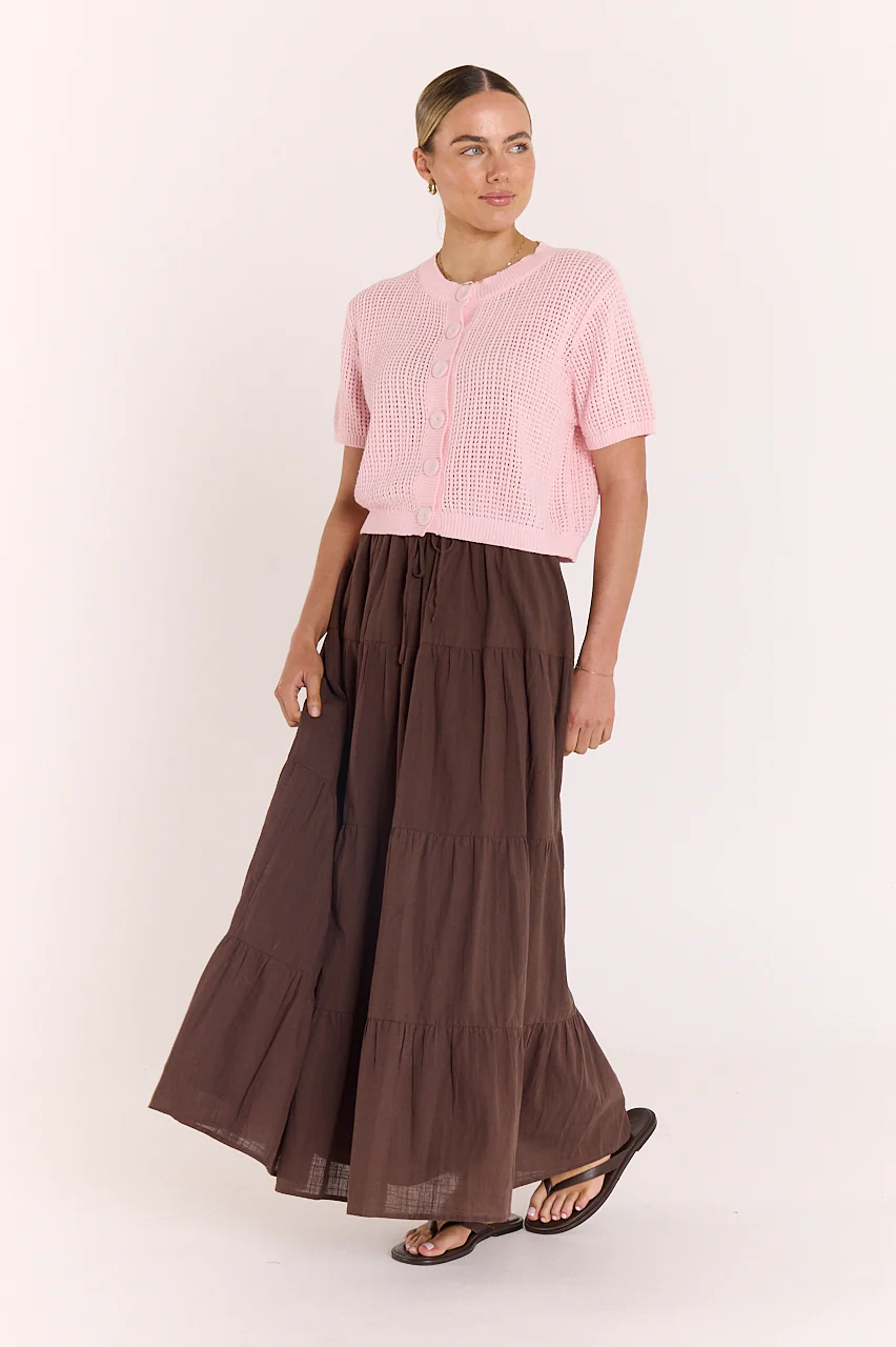 Elsie Crochet Top - Pink - Image 5