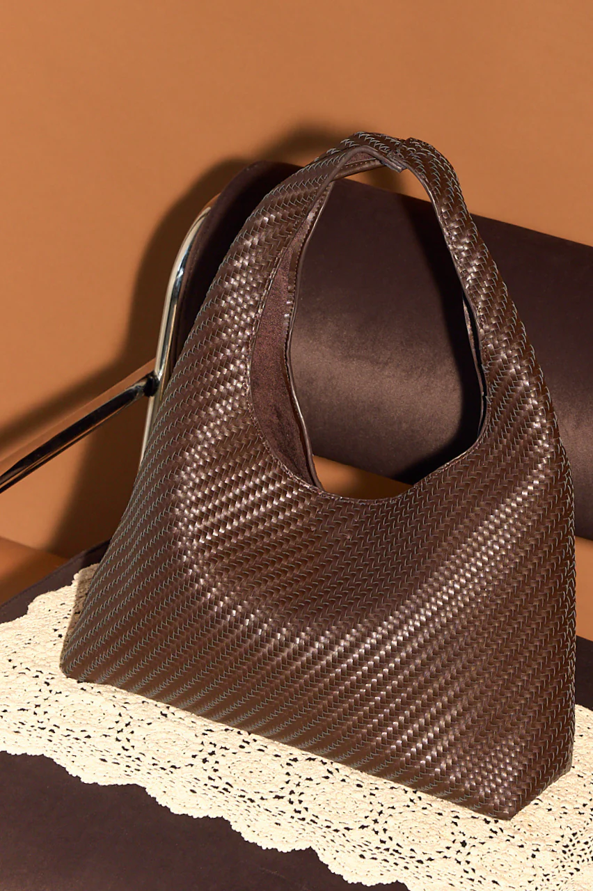 Everly Shoulder Bag - Chocolate - Image 3