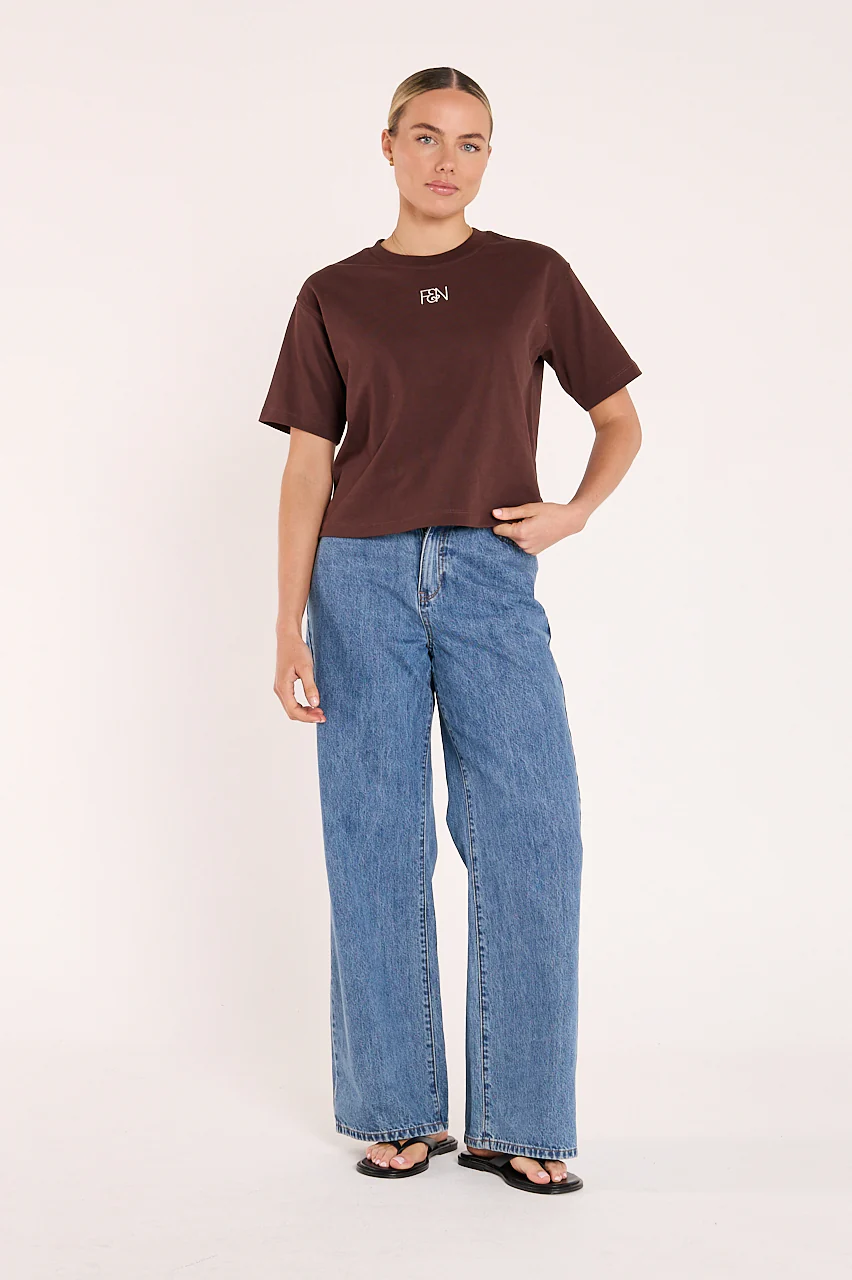 F&N Signature Tee - Chocolate - Image 2