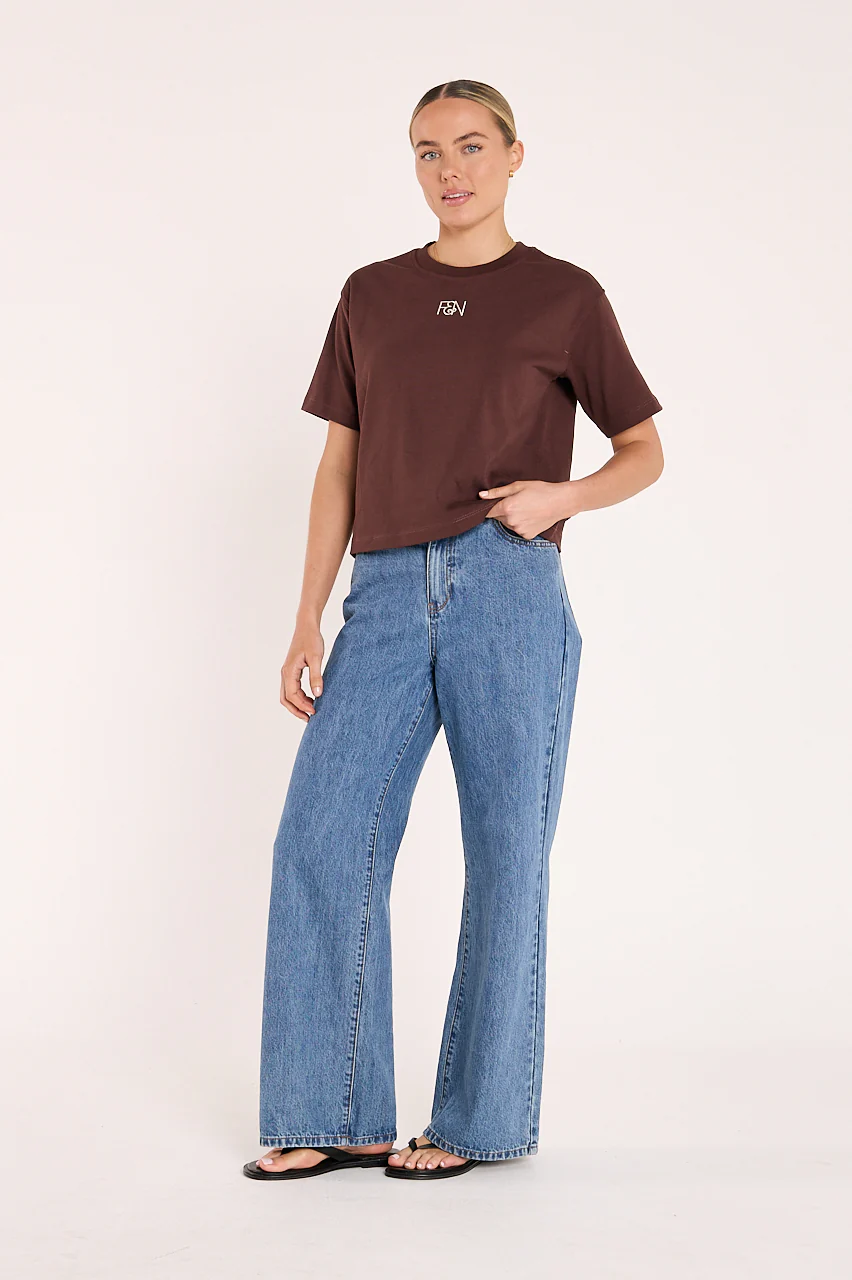 F&N Signature Tee - Chocolate - Image 3