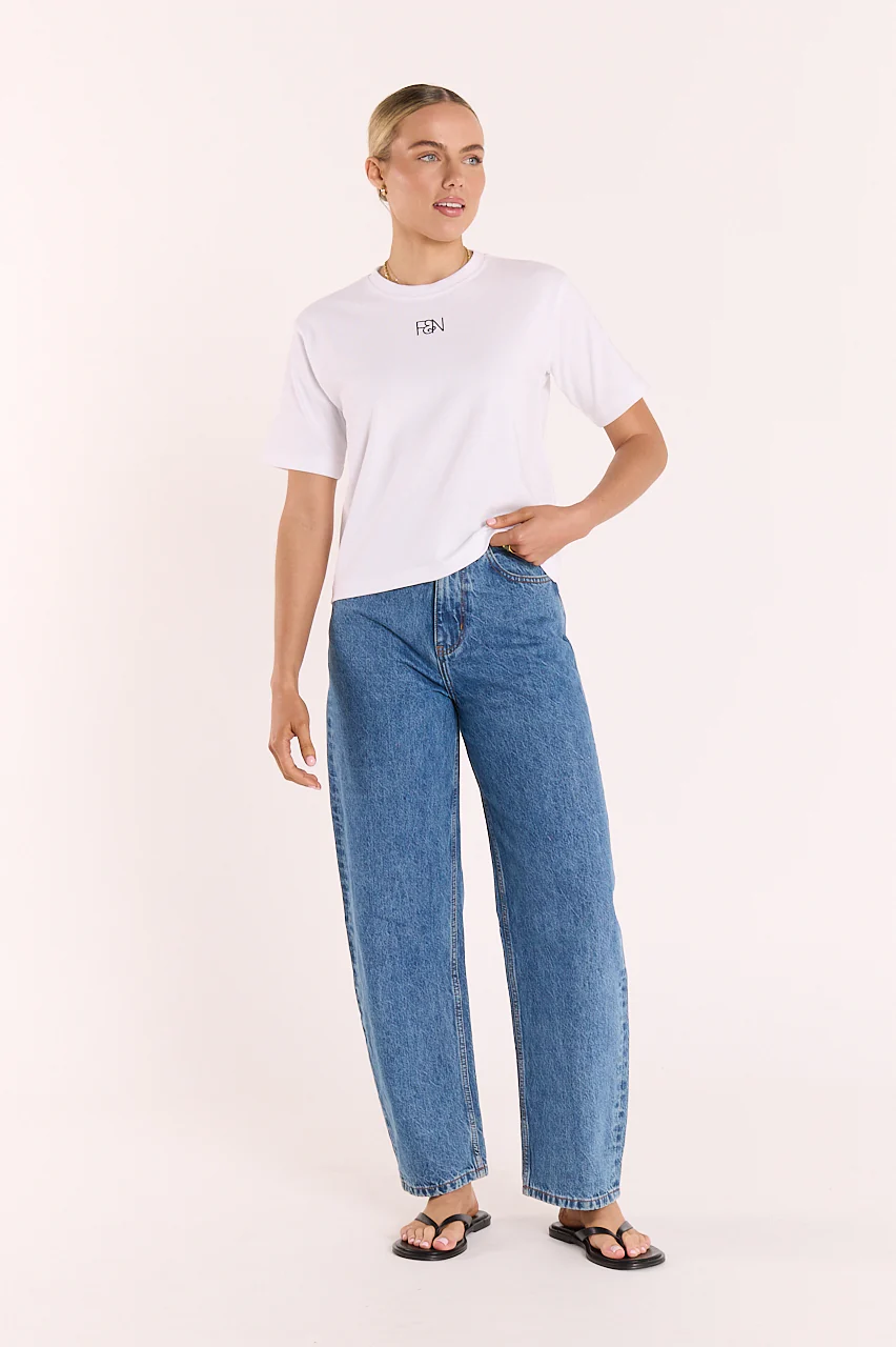 F&N Signature Tee - White - Image 3