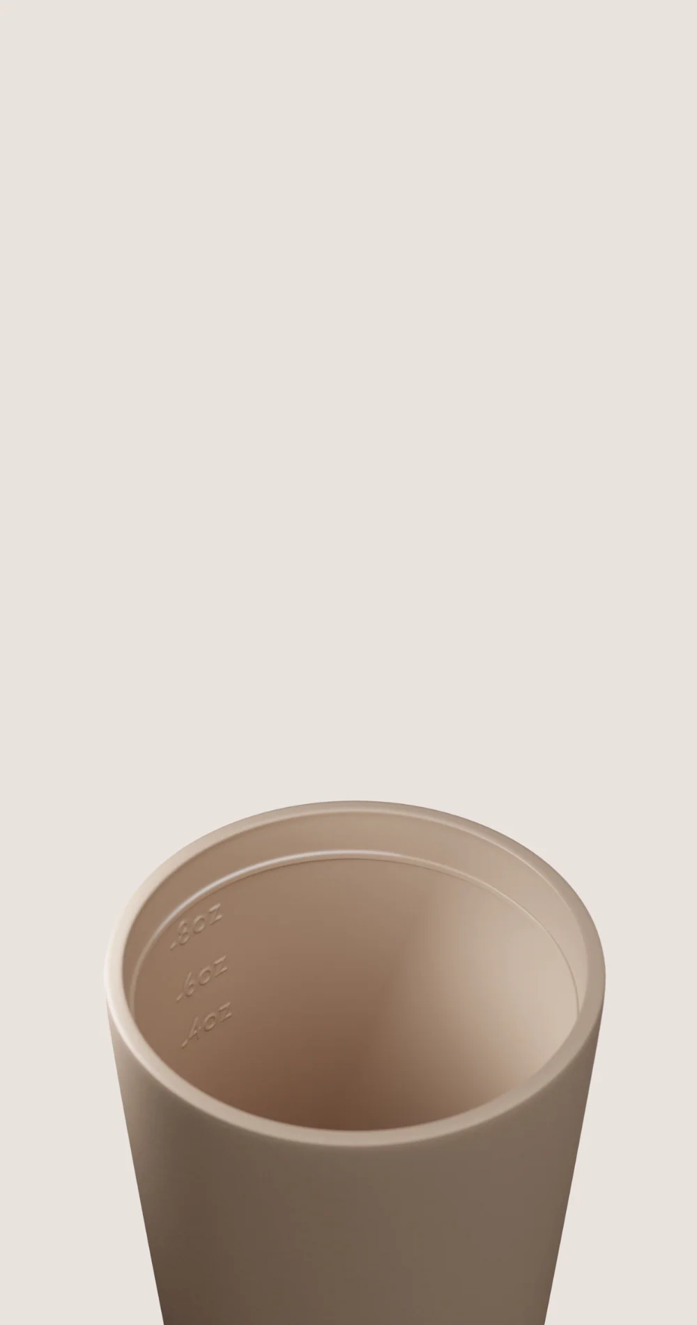 Fressko Ceramic Cup 8oz - Oat - Image 3