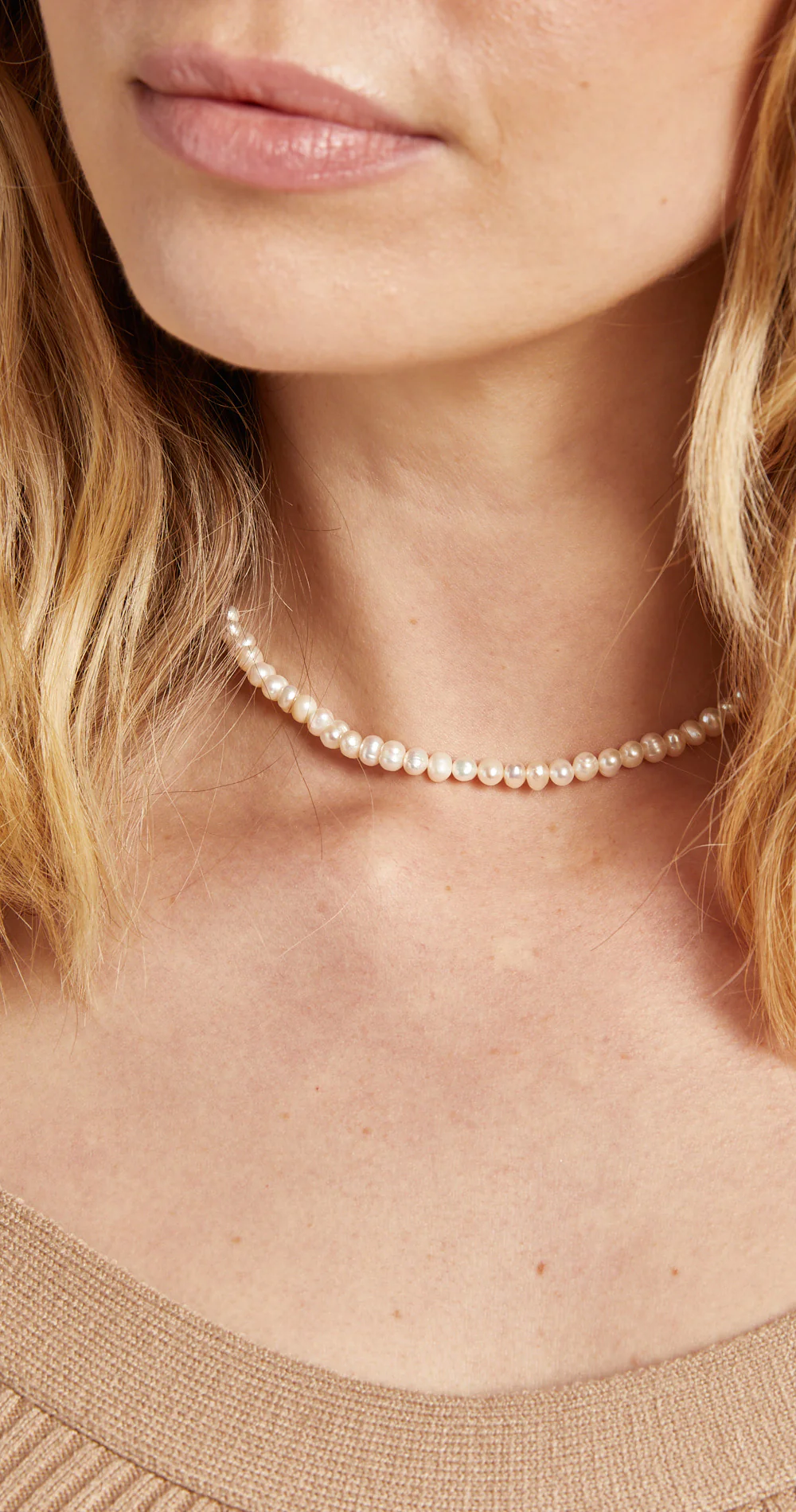 Gatsby Necklace - Pearl - Image 3