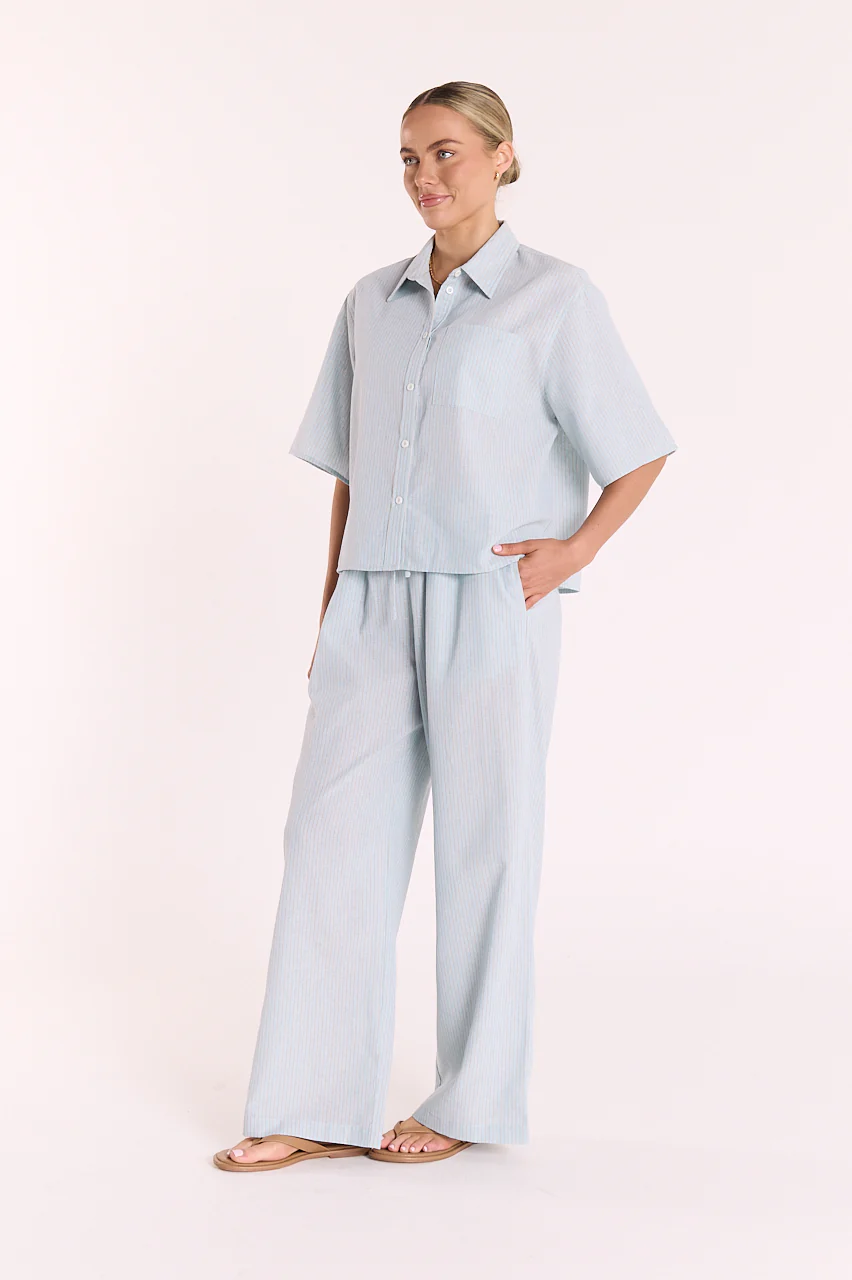 Georgia Pant - Airy Blue Pinstripe - Image 5