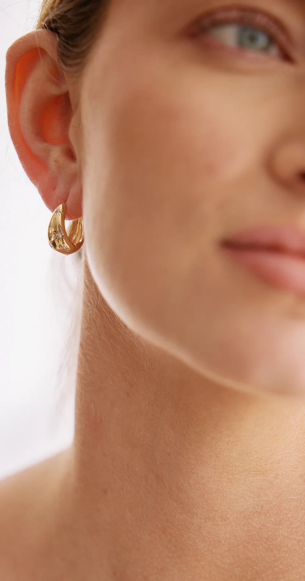 Gia Celestial Earrings - Gold - Image 3