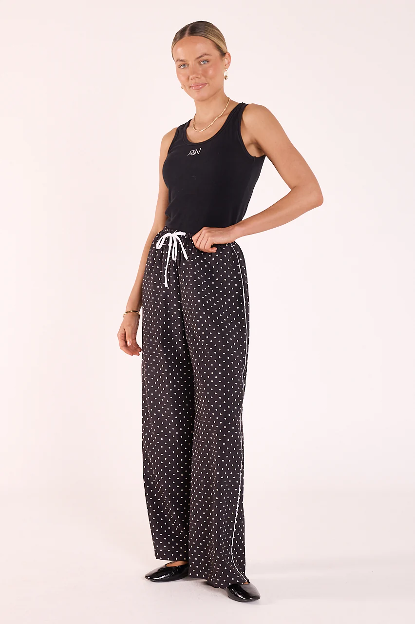 Harper Pant - Black White Spot - Image 2