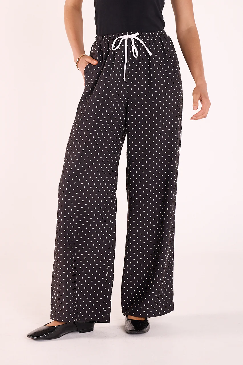 Harper Pant - Black White Spot - Image 3