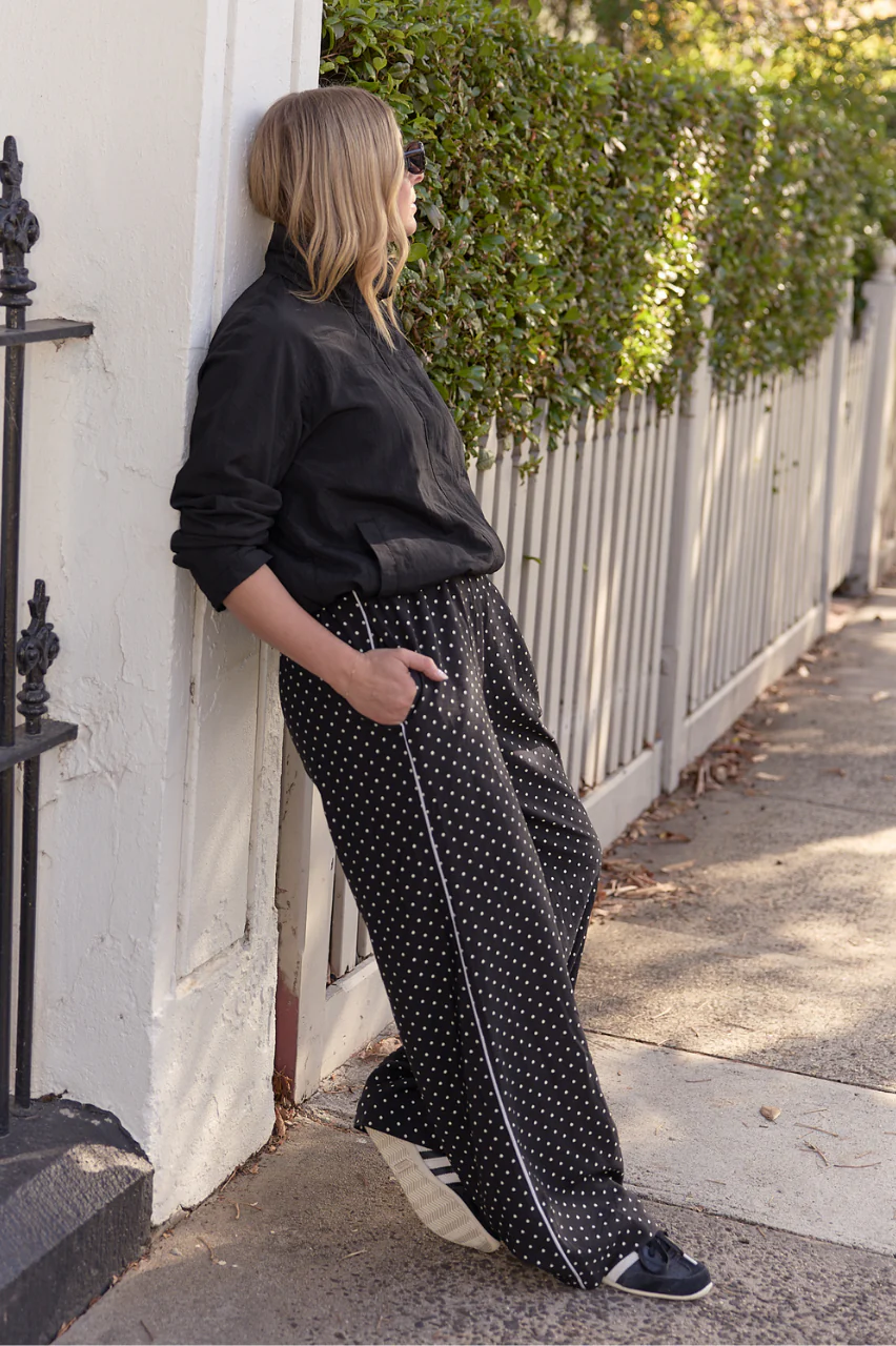 Harper Pant - Black White Spot - Image 4