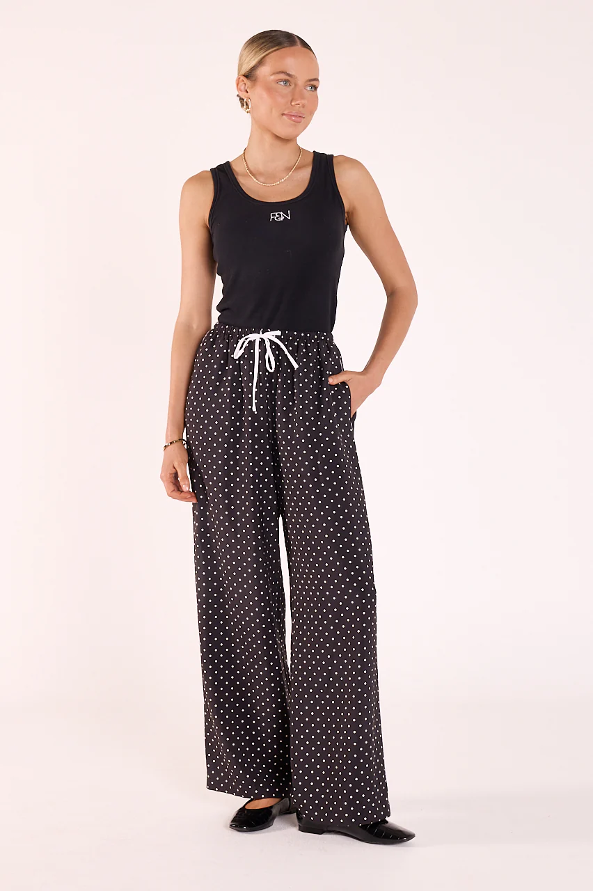 Harper Pant - Black White Spot - Image 5