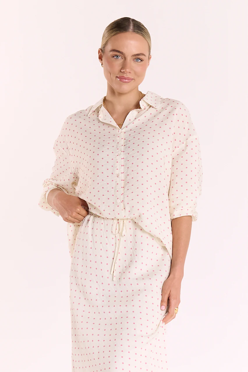 Harper Shirt - Pink Spot - Image 2