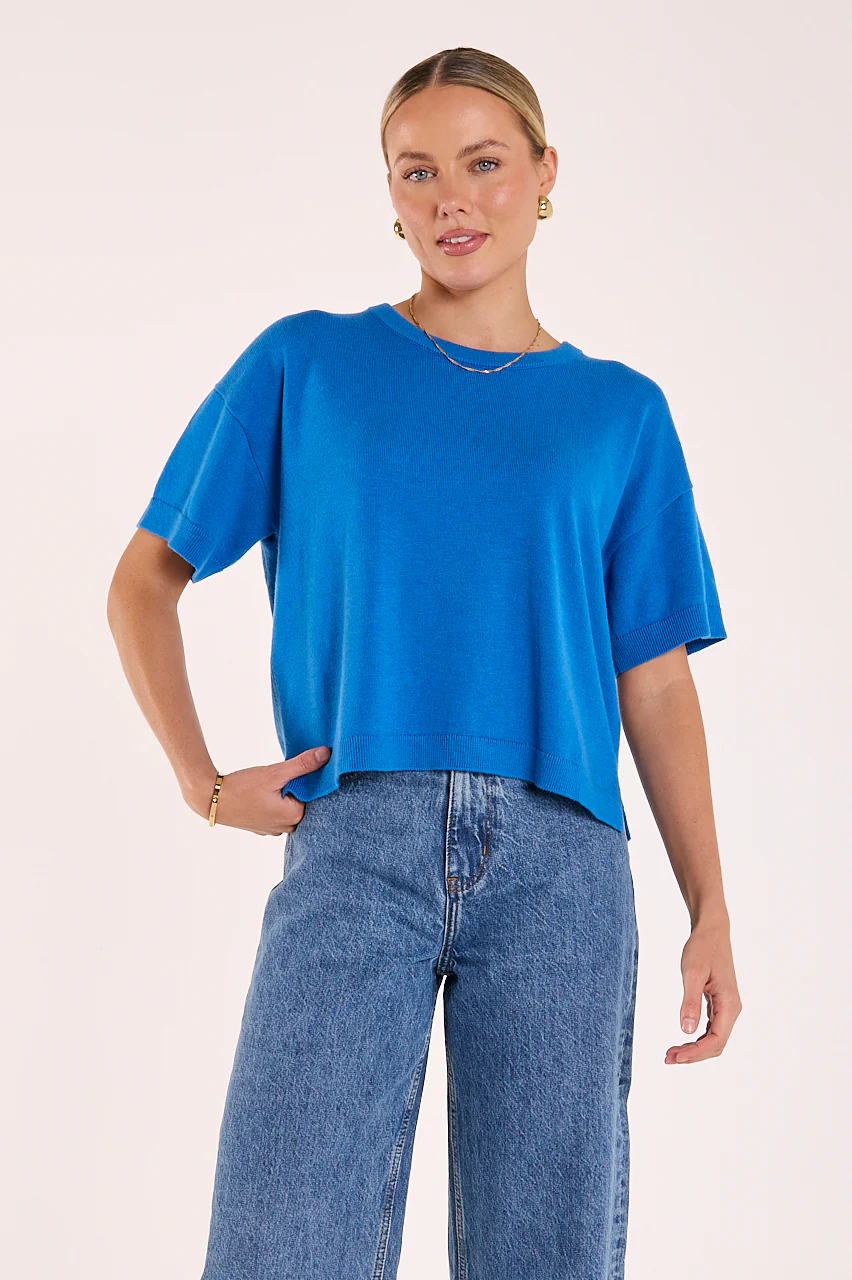 Hartley Top - Cobalt