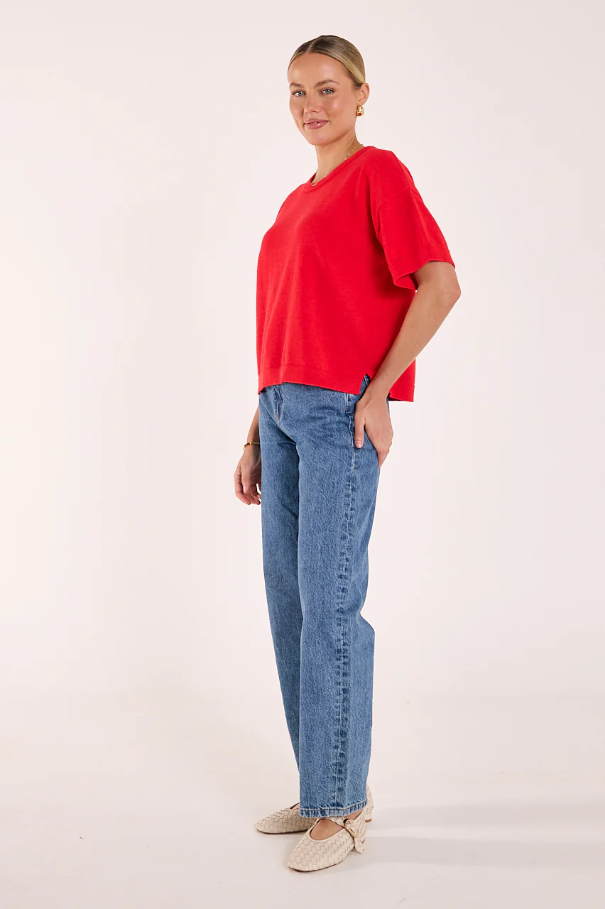 Hartley Top - Red - Image 5