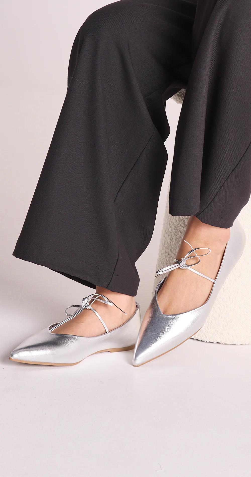 Haruna Flat - Silver Metallic - Image 3