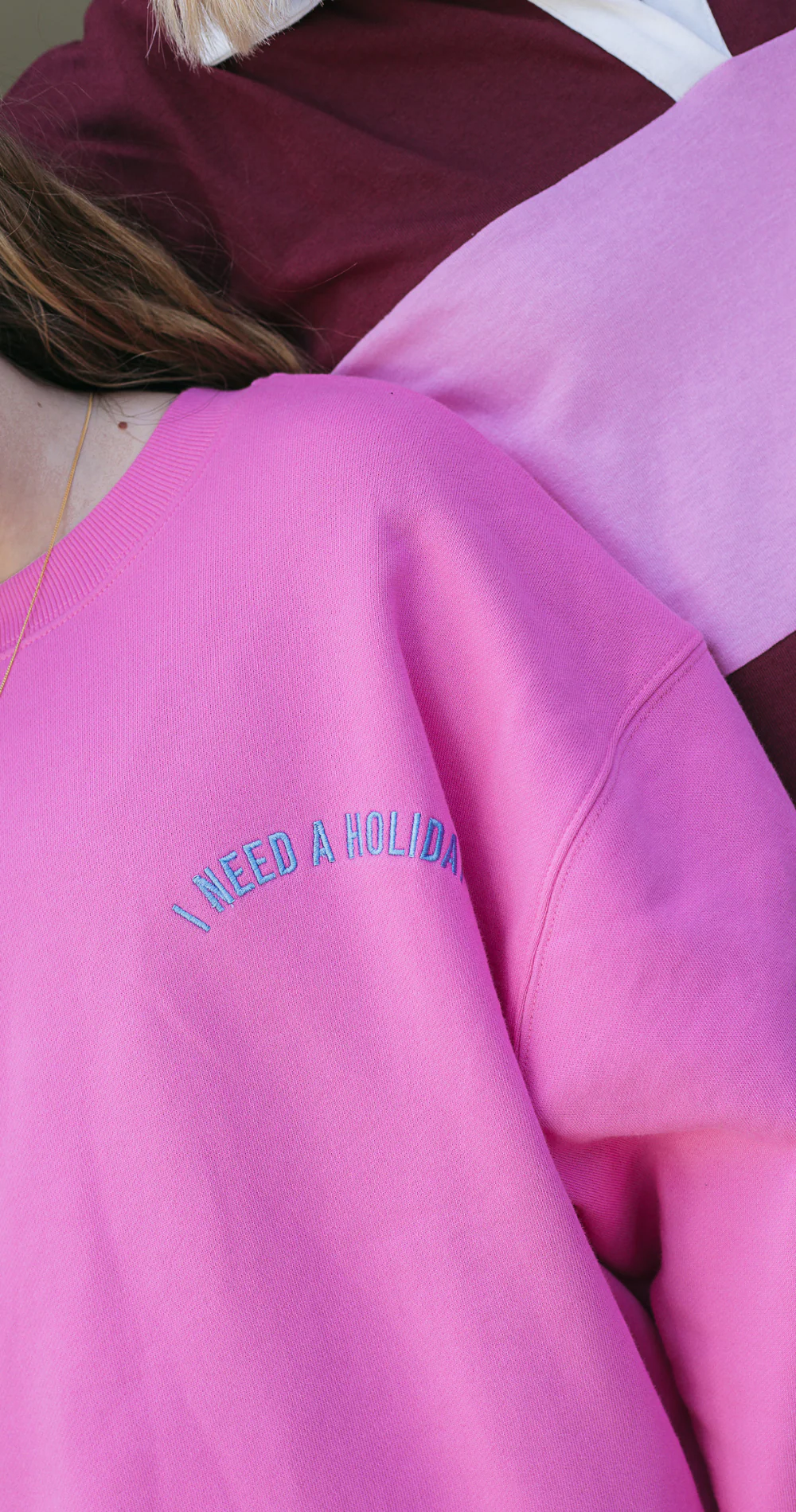 Holiday Logo Crew - Pink - Image 7