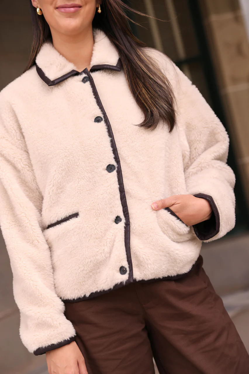 Hudson Jacket - Cream - Image 5
