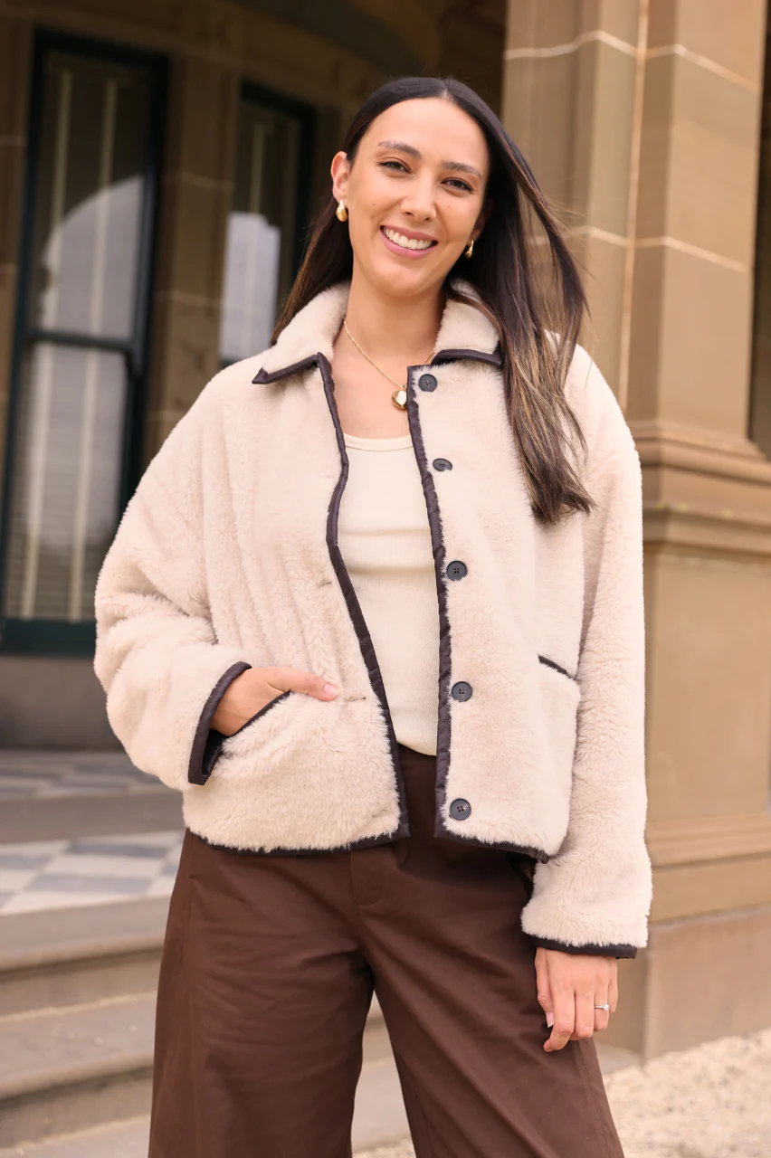 Hudson Jacket - Cream - Image 7