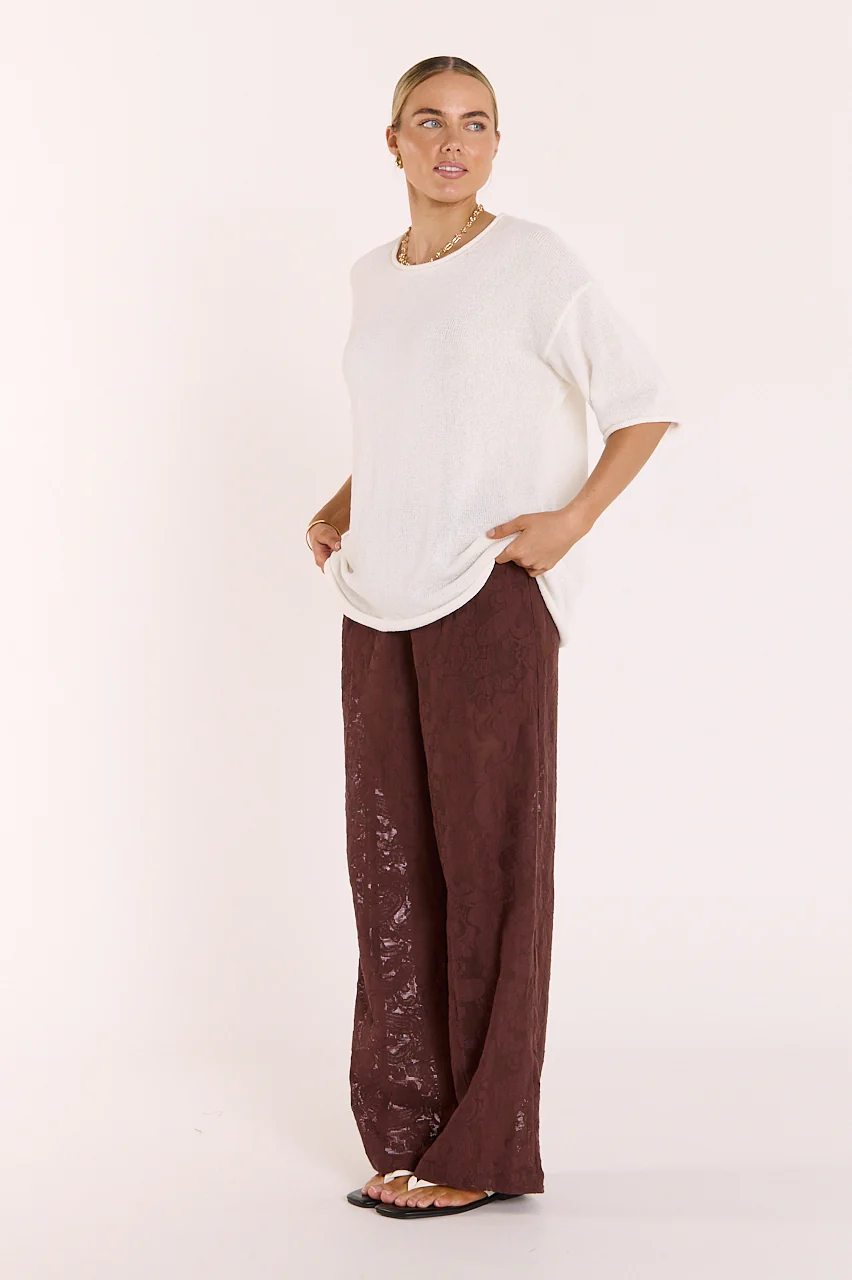 Indi Oversized Tee - White - Image 5