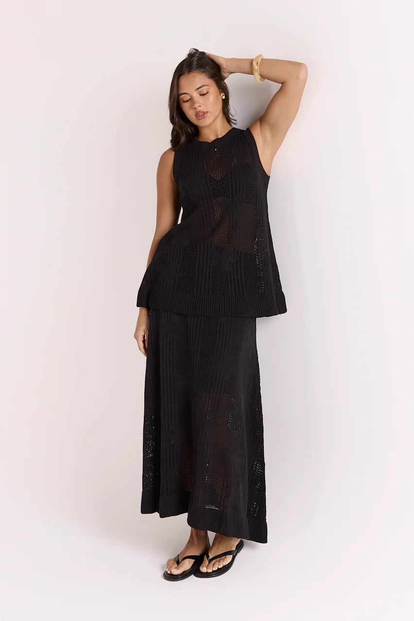 Iris Skirt - Black - Image 4