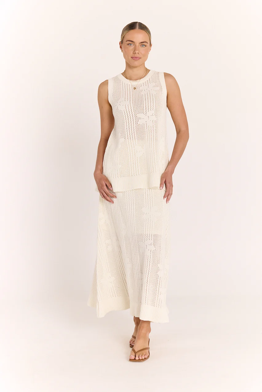 Iris Skirt - Cream - Image 3