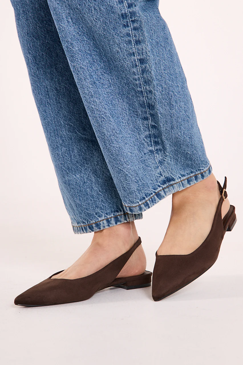 Ismeralda Flat - Dark Cacao Suede - Image 2