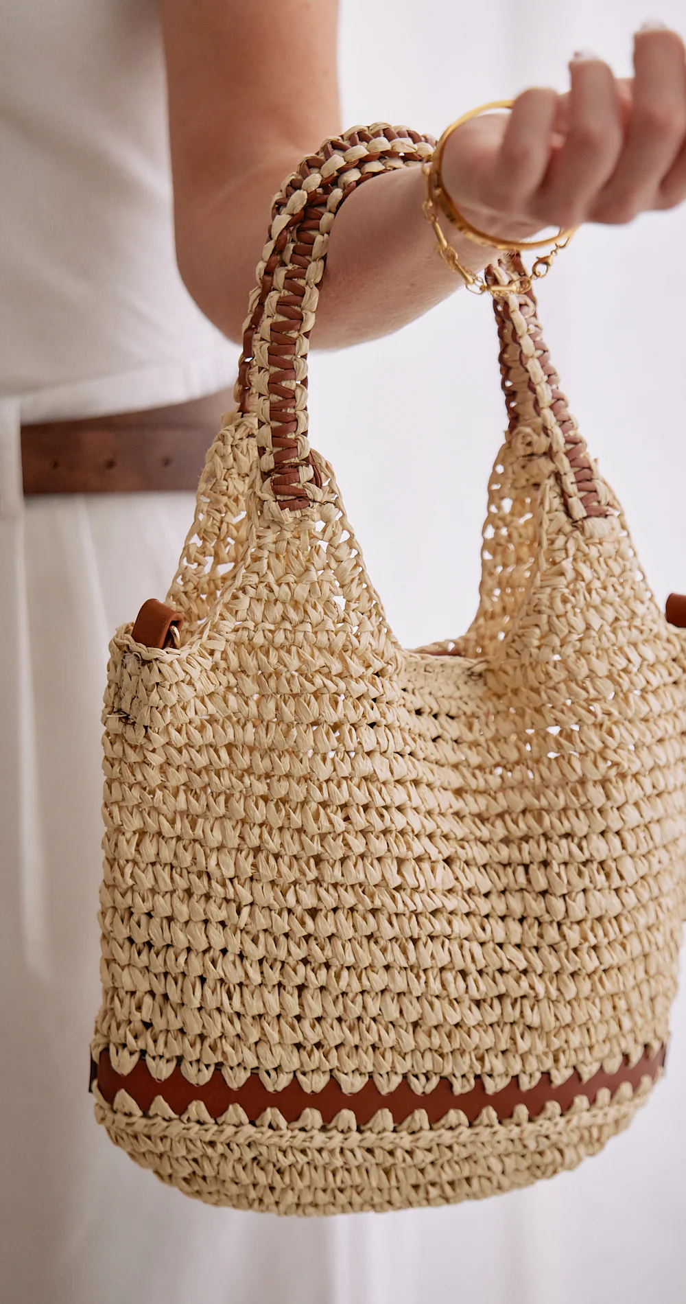 Jenny Straw Bag - Natural - Image 4