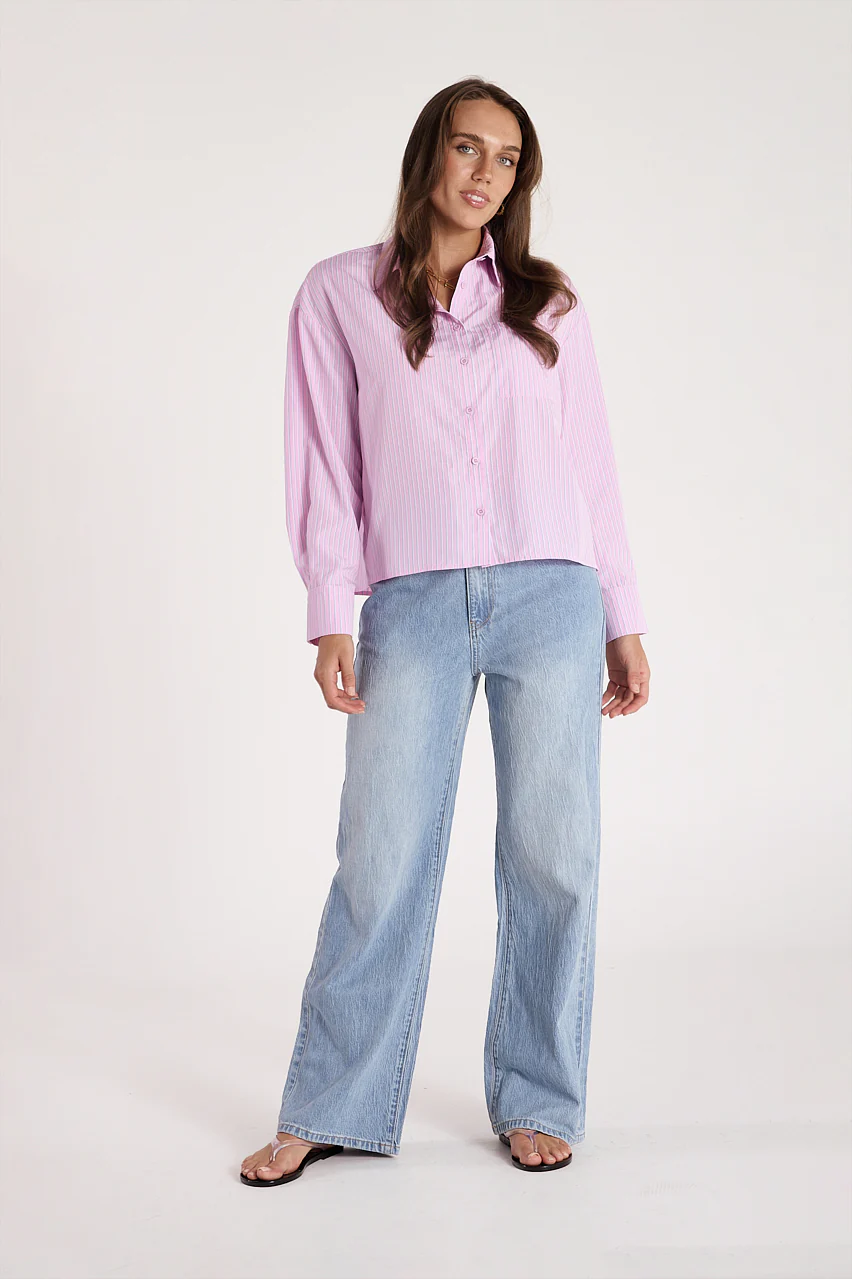 Kendall Shirt - Pink Stripe - Image 2