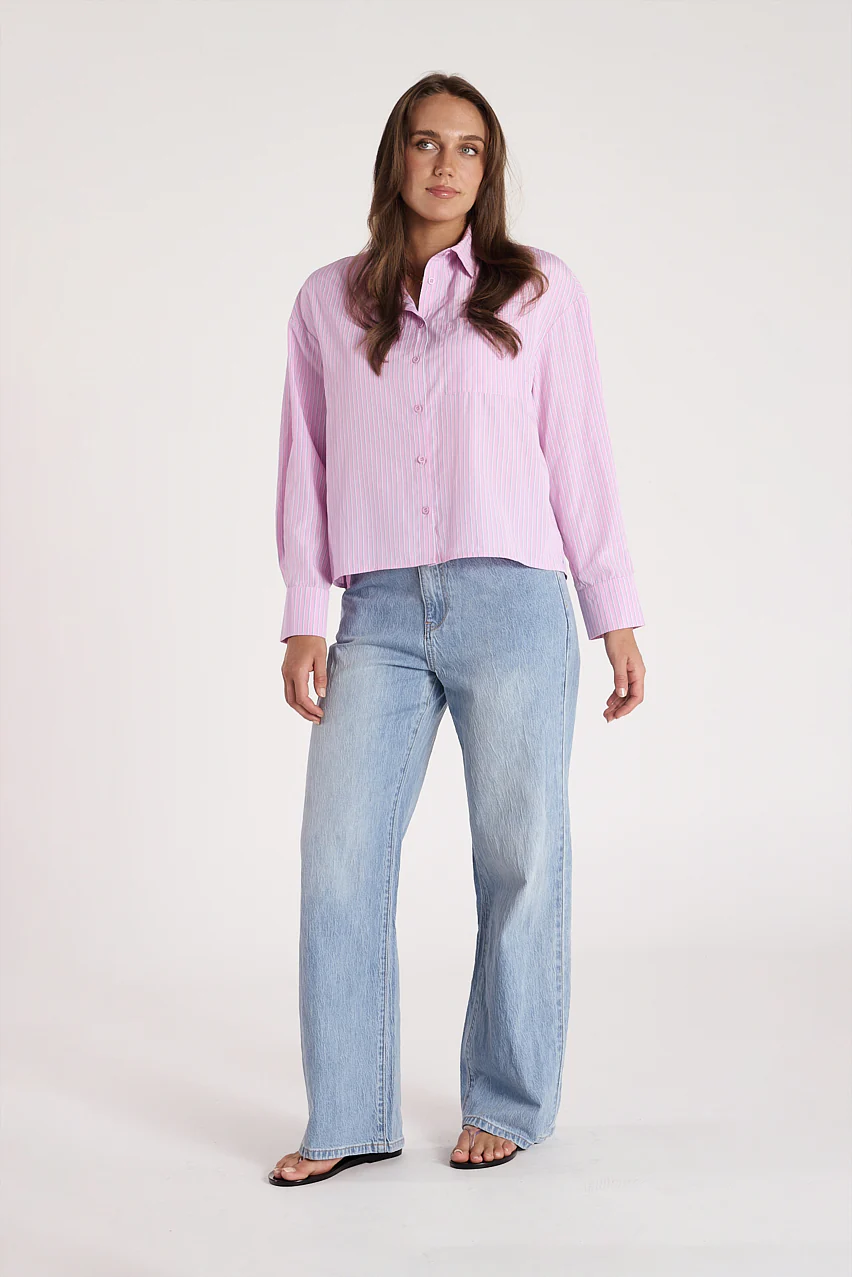 Kendall Shirt - Pink Stripe - Image 3
