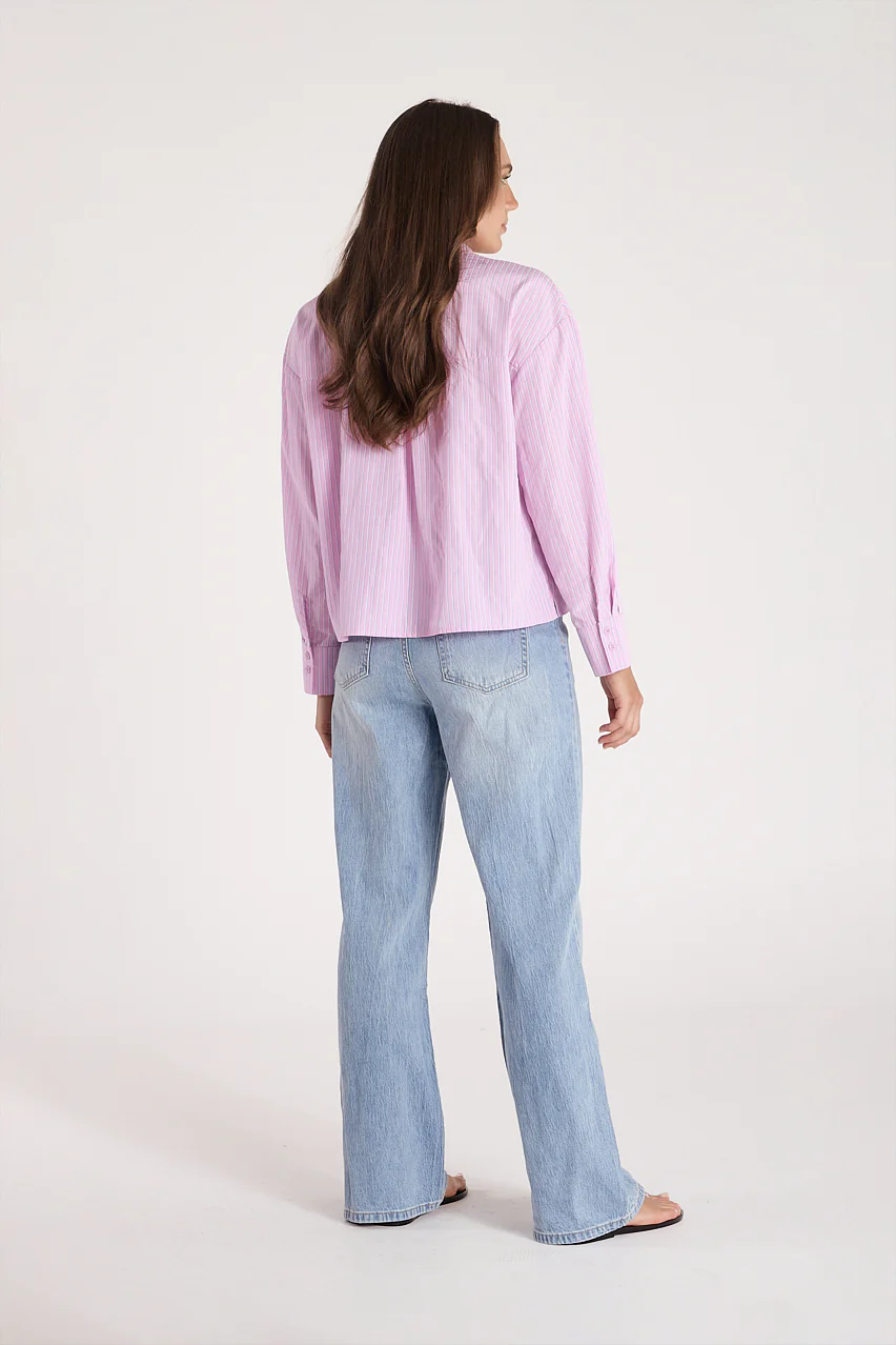 Kendall Shirt - Pink Stripe - Image 4