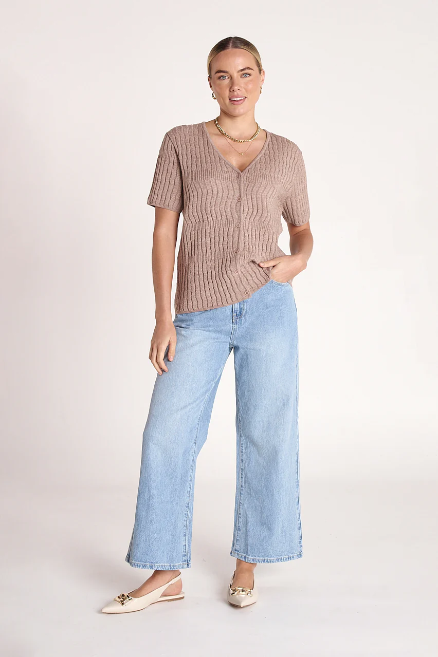 Laura Top - Mocha - Image 2