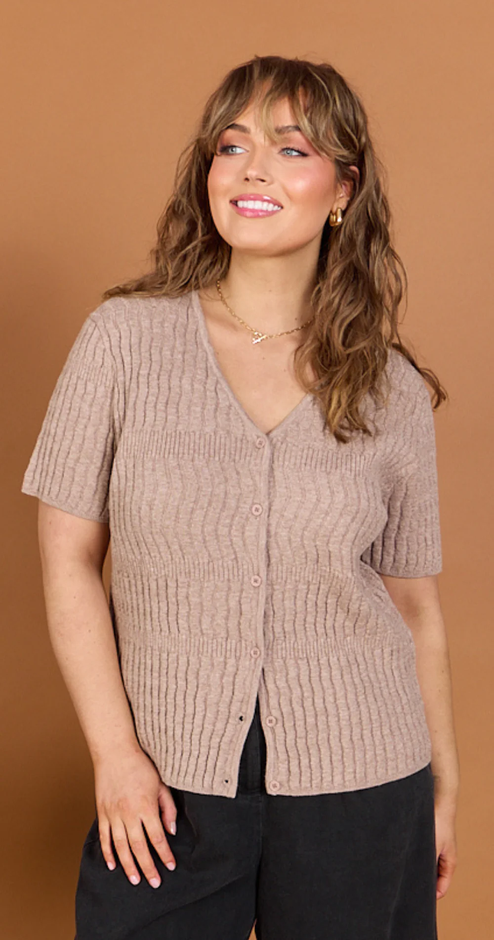 Laura Top - Mocha - Image 5