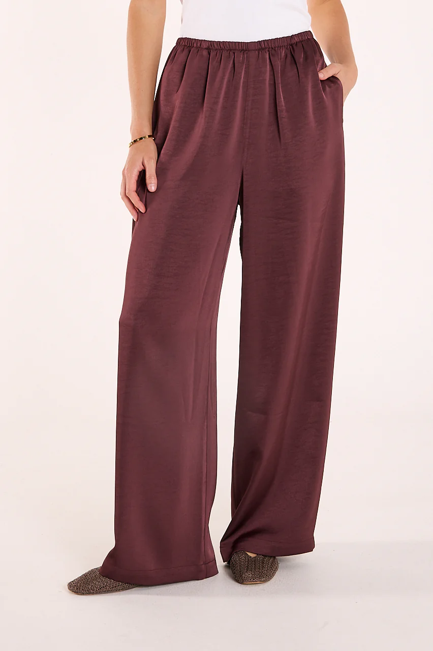 Lennon Pant - Merlot