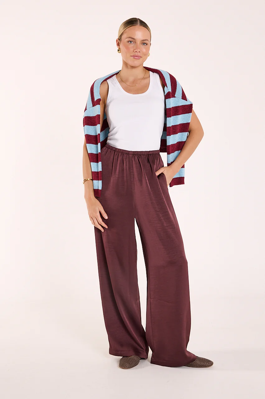 Lennon Pant - Merlot - Image 3