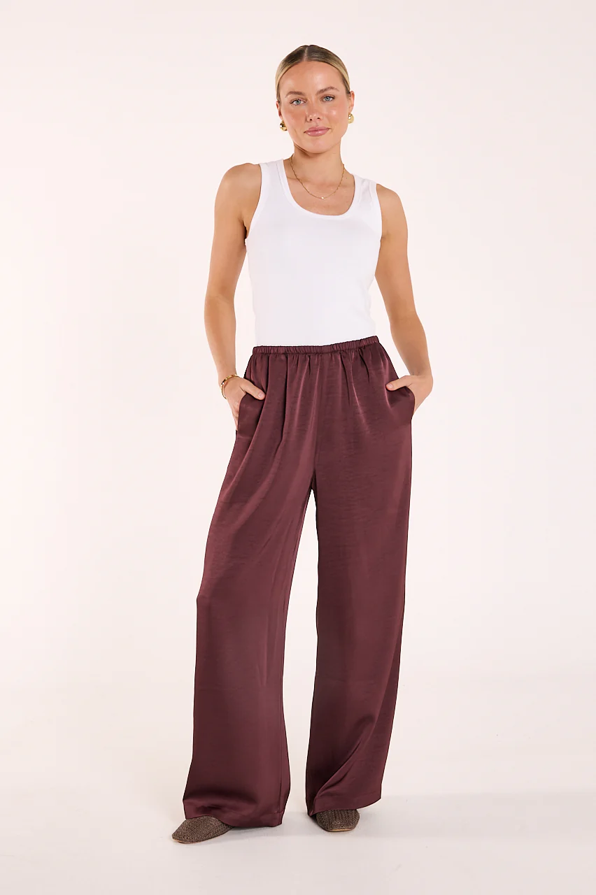 Lennon Pant - Merlot - Image 4