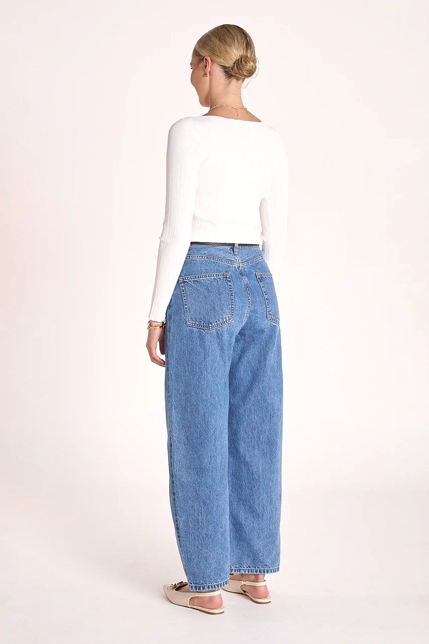Lilly Long Sleeve Top - White - Image 5