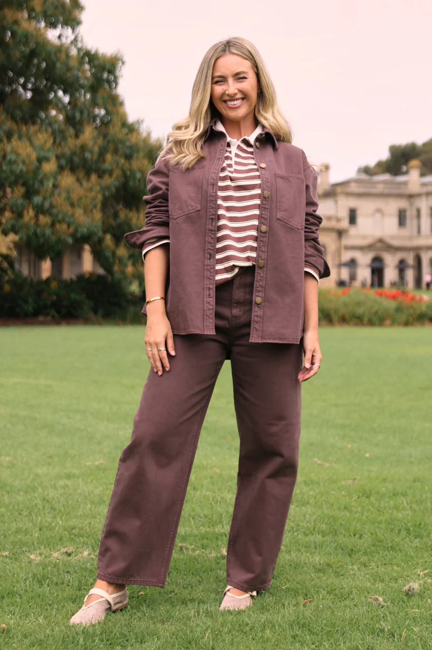 PRE-ORDER Lola Barrel Jean - Chocolate - Image 5
