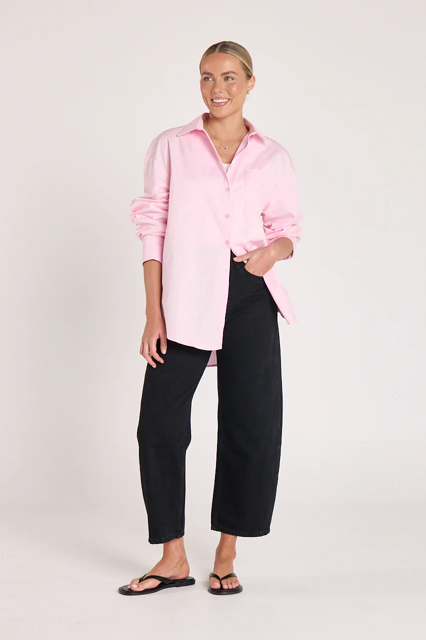 PRE-ORDER Lola Cropped Barrel Jean - Black - Image 3