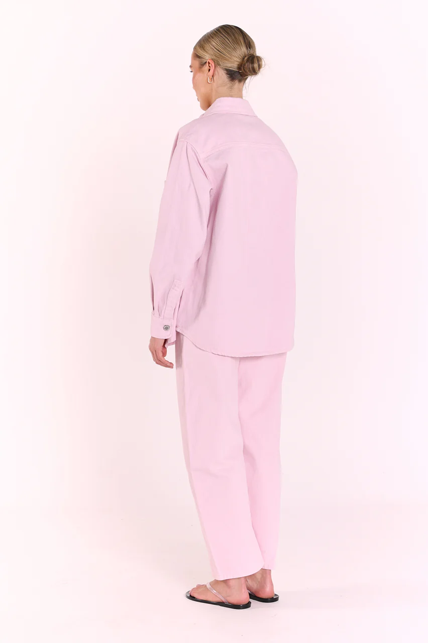 Lola Denim Jacket - Pink - Image 8