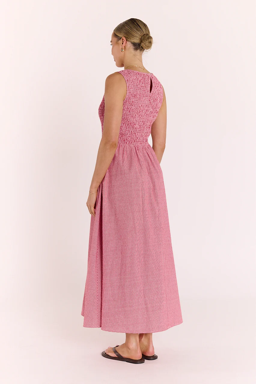 Lottie Dress - Red Gingham - Image 6