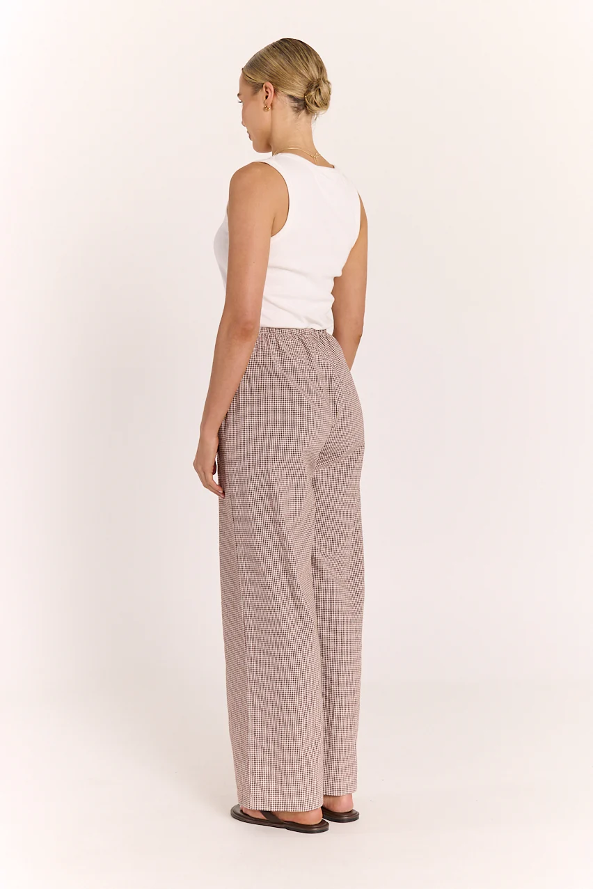 Lottie Pant - Chocolate Gingham - Image 6