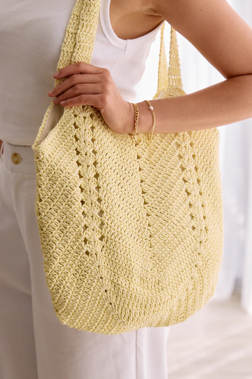 Luna Crochet Bag - Lemon - Image 2
