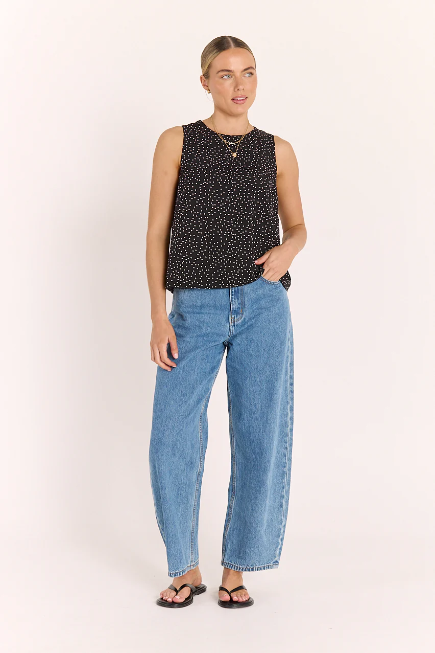 Luna Top - Black Spot - Image 2