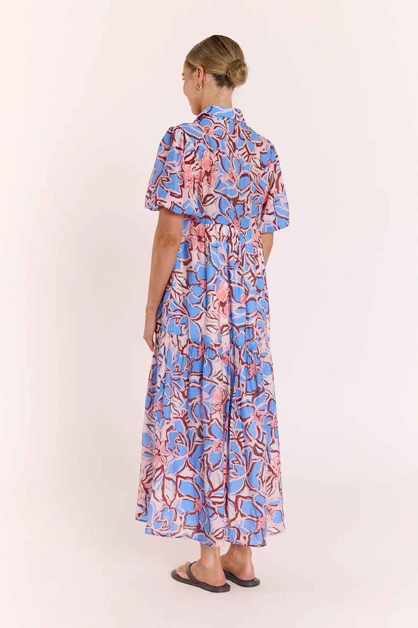Marcie Dress - Blue Floral - Image 6