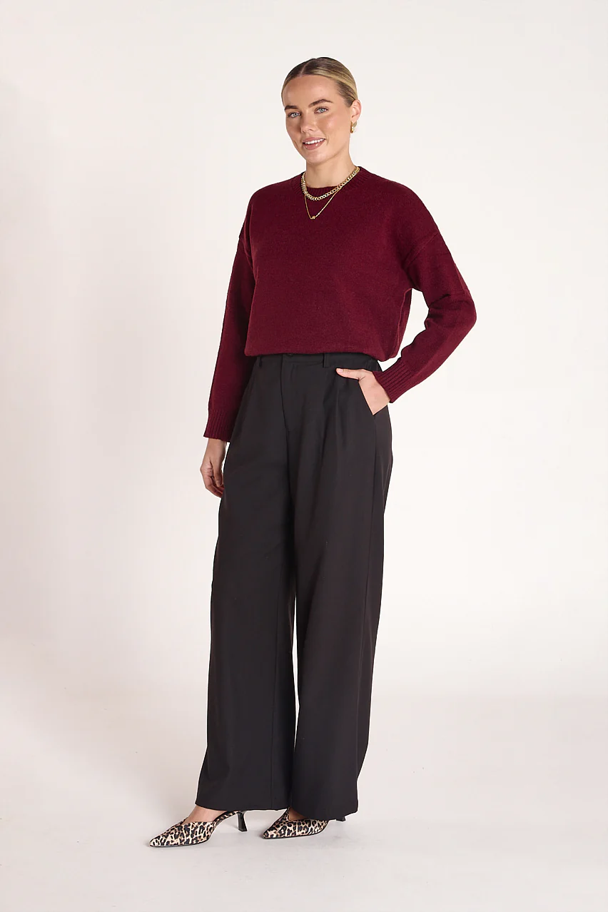 Margot Knit - Burgundy - Image 3