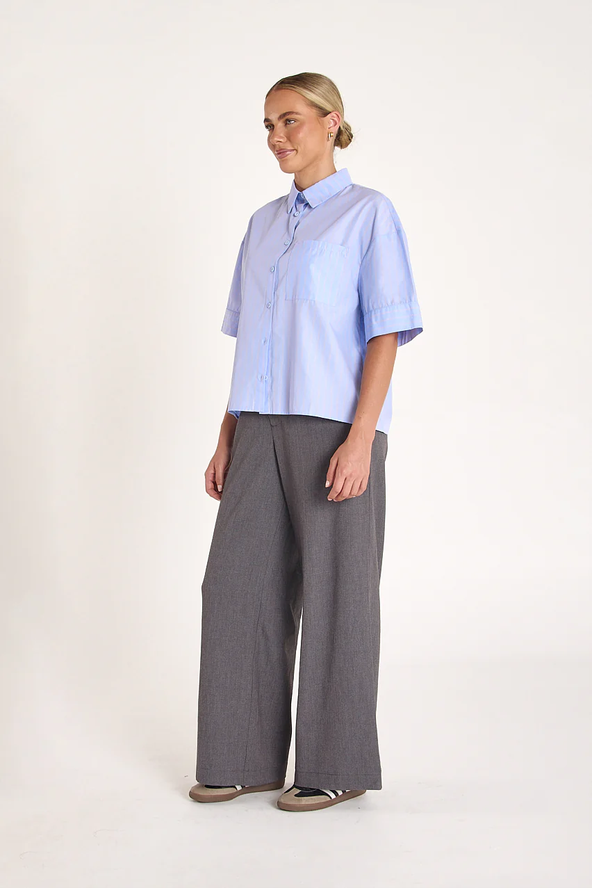 Marla Shirt - Blue Stripe - Image 3